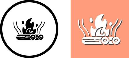 Bonfire Icon Design vector
