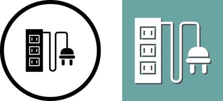 Power Socket Icon Design vector