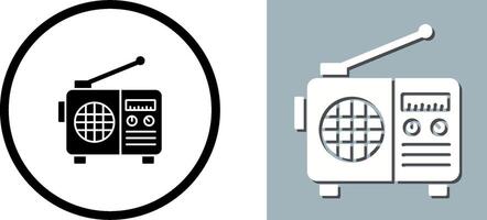 Radio Icon Design vector