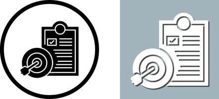 Goals Icon Design vector