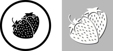 Strawberry Icon Design vector