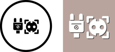 Socket Icon Design vector