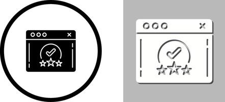 Rating Icon Design vector