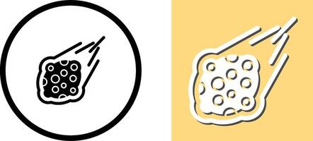 diseño de icono de meteorito vector