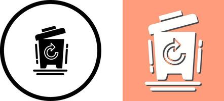 Bin Icon Design vector