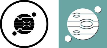 Jupiter Icon Design vector