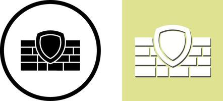 Firewall Icon Design vector