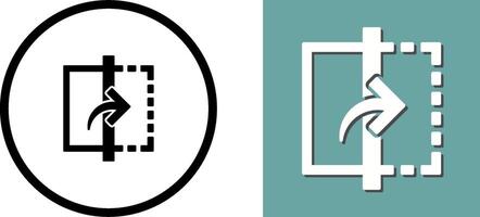 Reflect Icon Design vector