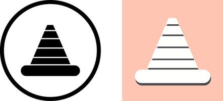 Traffic Cone Icon Design vector