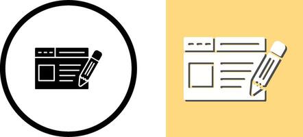 Web Page Icon Design vector