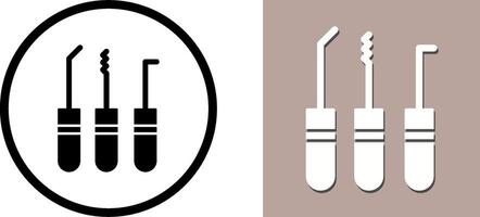 Lockpick Icon Design vector