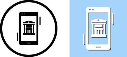 Online Banking Icon Design vector