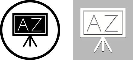 From A To Z Icon Design vector