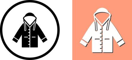 Raincoat Icon Design vector