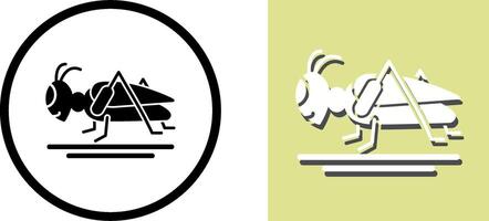 Grasshopper Icon Design vector