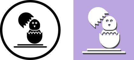 Chick Icon Design vector