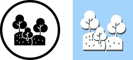 Forest Icon Design vector