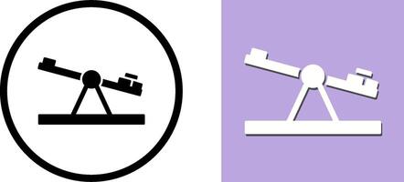 Seesaw Icon Design vector