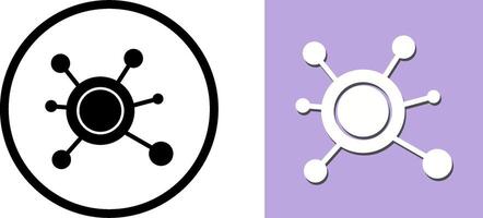 Molecule Icon Design vector