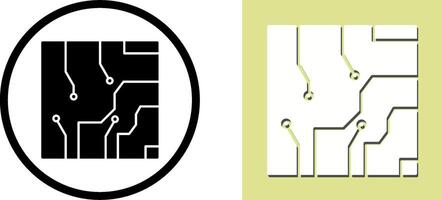 Electrical circuit Icon Design vector