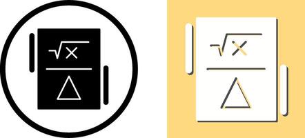 Formula Icon Design vector