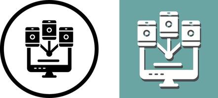 Computer Networks Icon Design vector