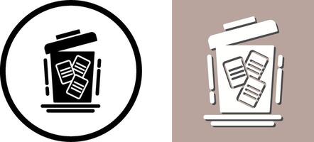 Delete Icon Design vector