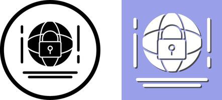 Internet Security Icon Design vector