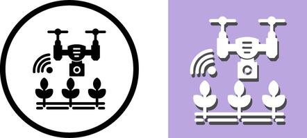 Smart Farm Icon Design vector