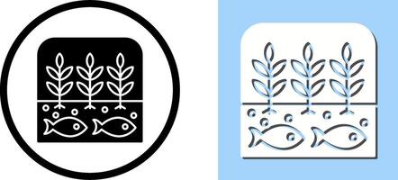 Hydroponic Icon Design vector