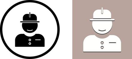 Worker Icon Design vector