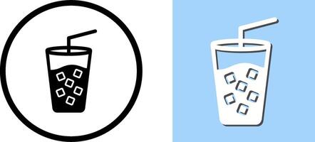 Cold Drink Icon Design vector