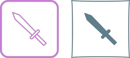 Unique Sword Icon Design vector