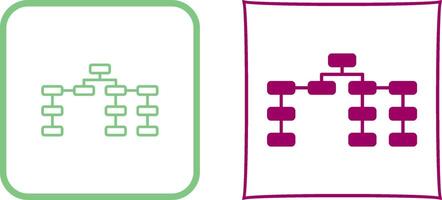 Unique Seo Structure Icon Design vector