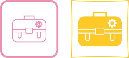 Unique Portfolio Management Icon Design vector