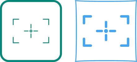 Unique Focus Icon Design vector
