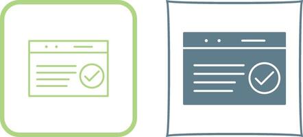 Unique QC Passed Icon Design vector