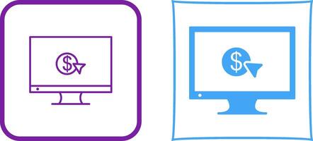 Unique Pay Per Click Icon Design vector