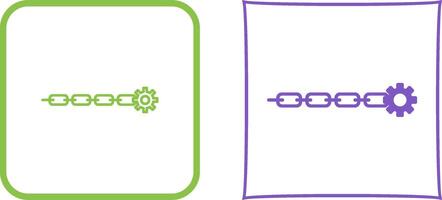 Unique Link Sales Icon Design vector
