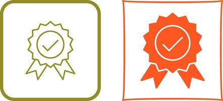 Unique Quality Control Icon Design vector
