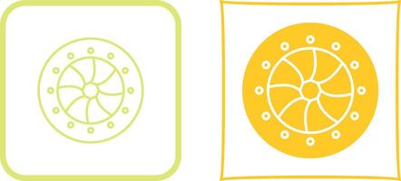 Unique Optical Diaphram Icon Design vector
