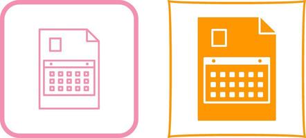 Unique Content Planning Icon Design vector