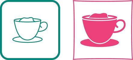 Creamy Coffee Icon Design vector