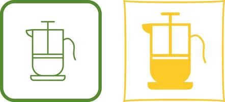 French Press Icon Design vector