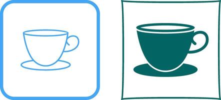 Tea Cup Icon Design vector