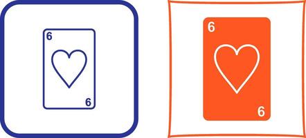 Hearts Card Icon Design vector