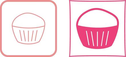 Chocolate Muffin Icon Design vector