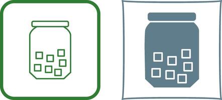 Sugar Bottle Icon Design vector