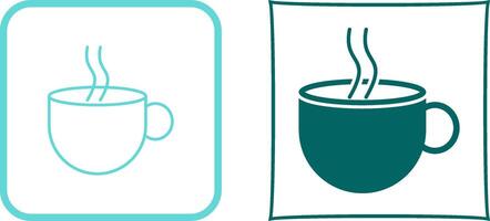 Hot Coffee Icon Design vector