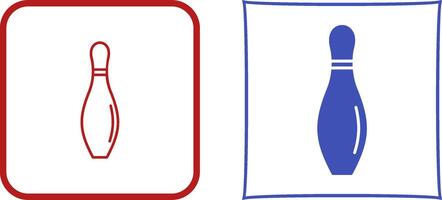 Bowling Pin Icon Design vector